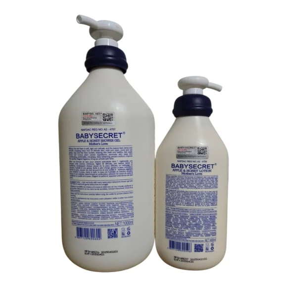 Baby Secret Milk Apple & Honey Shower Gel And Lotion - Picture 2 of 4